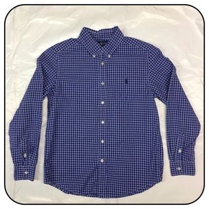 Ralph Lauren Boys Large Button Down Dress Shirt